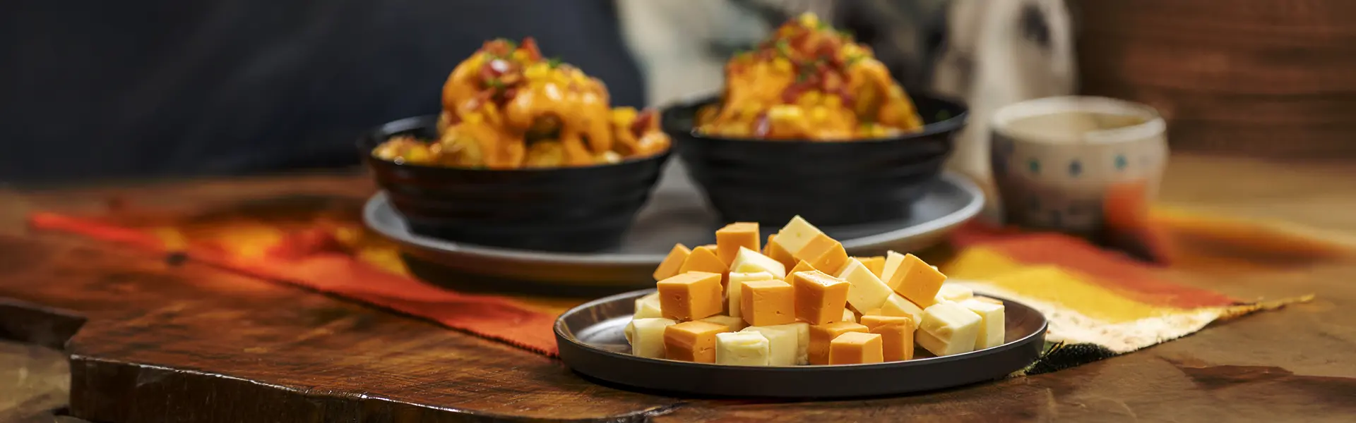 Quesos La Florida - Cheddar potatoes with corn