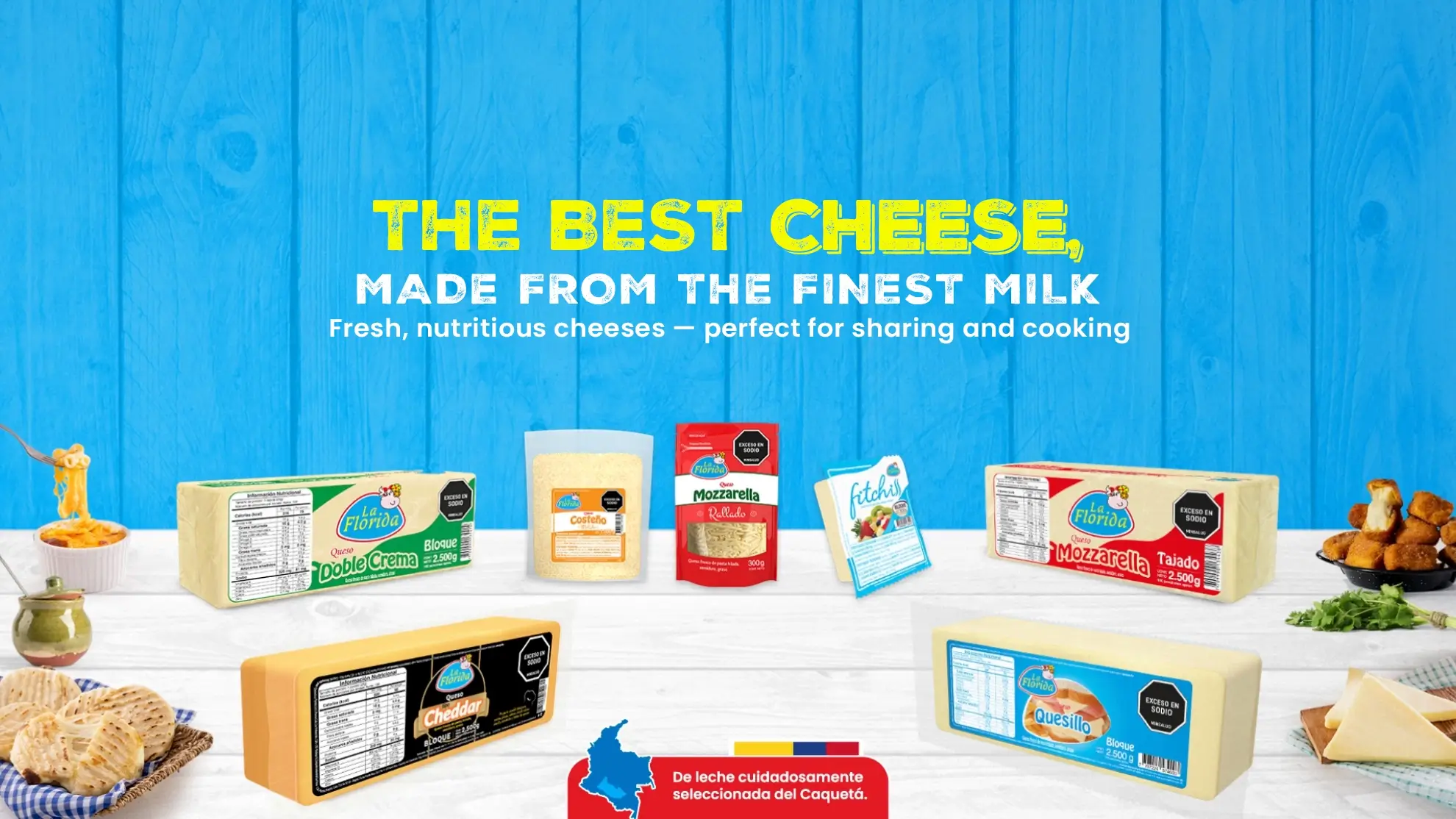 Quesos La Florida -Main Banner Food Service
